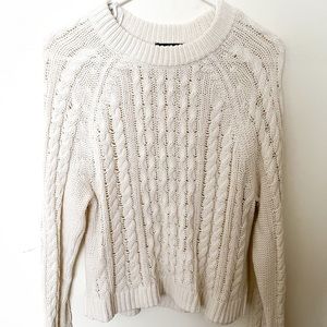 H&M White Sweater